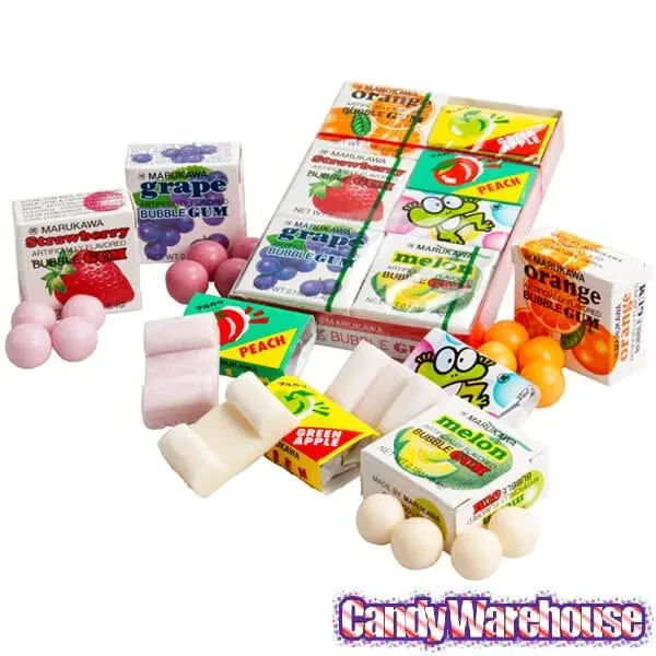 Marukawa Gum 7-Flavor Assortment Packs: 15-Piece Box 3 Marukawa Gum 7-Flavor Assortment Packs: 15-Piece Box - Image 3