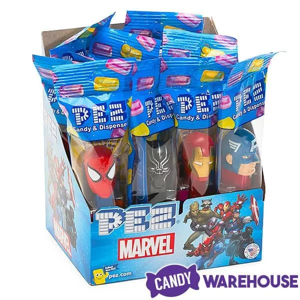 Marvel Avengers PEZ Candy Packs: 12-Piece Display 2 Marvel Avengers PEZ Candy Packs: 12-Piece Display - Image 2
