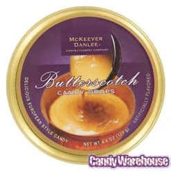 McKeever & Danlee Bon Bons Candy Tins - Butterscotch: 6-Piece Box -Candy Shop mckeever and danlee bon bons candy tins butterscotch 6 piece box candy warehouse 4