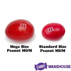 Mega M&M's Candy - Peanut: 9.6-Ounce Bag -Candy Shop mega mandm s candy peanut 9 6 ounce bag candy warehouse 4