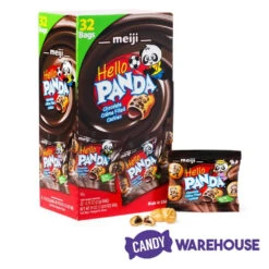 Meiji Hello Panda Chocolate Creme Filled Cookies: 32-Piece Box -Candy Shop meiji hello panda chocolate creme filled cookies 32 piece box candy warehouse 3