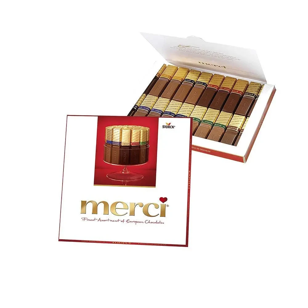 Merci Finest Assortment Of European Chocolates: 7-Ounce Box 1 Merci Finest Assortment Of European Chocolates: 7-Ounce Box