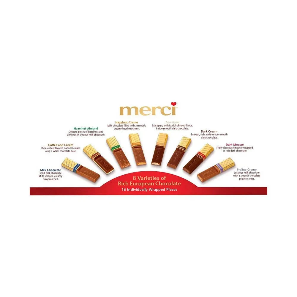 Merci Finest Assortment Of European Chocolates: 7-Ounce Box 2 Merci Finest Assortment Of European Chocolates: 7-Ounce Box - Image 2