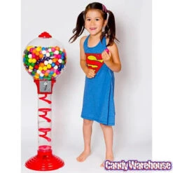 Metal 3-Foot Spiral Gumball Machine With Gumballs 8 Metal 3-Foot Spiral Gumball Machine With Gumballs -Candy Shop metal 3 foot spiral gumball machine with gumballs candy warehouse 4