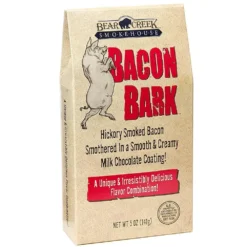 Milk Chocolate Hickory Smoked Bacon Bark: 5-Ounce Gift Bag