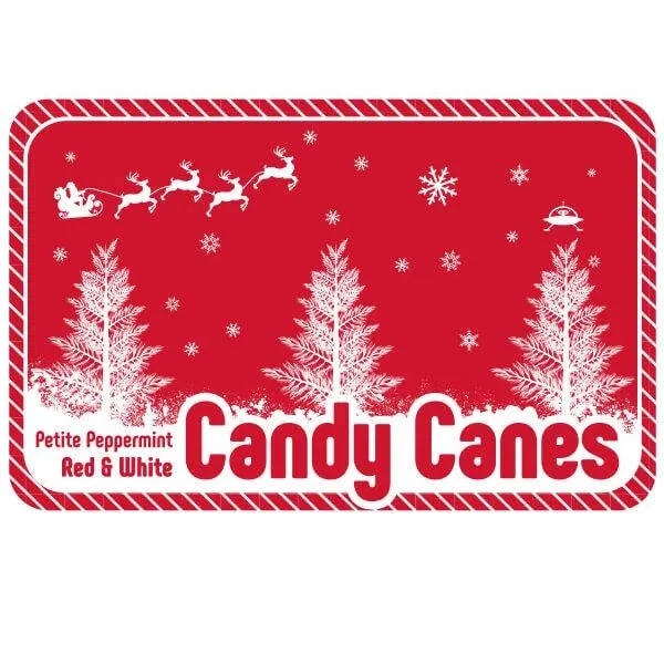 Mini Candy Canes - Red And White: 100-Piece Tub 4 Mini Candy Canes - Red And White: 100-Piece Tub - Image 4
