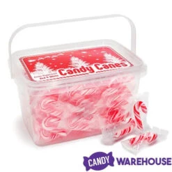 Mini Candy Canes - Red And White: 100-Piece Tub 11 Mini Candy Canes - Red And White: 100-Piece Tub -Candy Shop mini candy canes red and white 100 piece tub candy warehouse 5