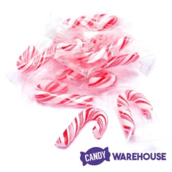 Mini Candy Canes - Red And White: 45-Piece Jar -Candy Shop mini candy canes red and white 45 piece jar candy warehouse 4