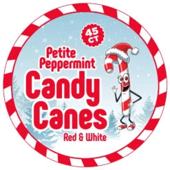 Mini Candy Canes - Red And White: 45-Piece Jar -Candy Shop mini candy canes red and white 45 piece jar candy warehouse 9