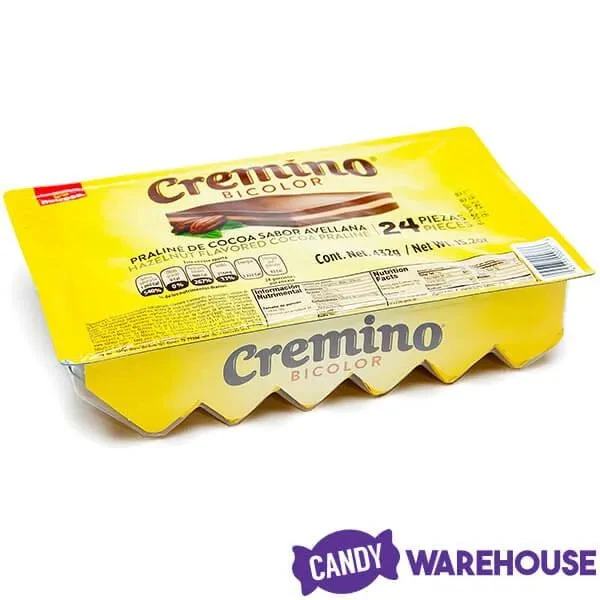 Nutresa Cremino Bicolore Hazelnut Flavored Cocoa Praline Candy Bars: 24-Piece Pack 5 Nutresa Cremino Bicolore Hazelnut Flavored Cocoa Praline Candy Bars: 24-Piece Pack - Image 5