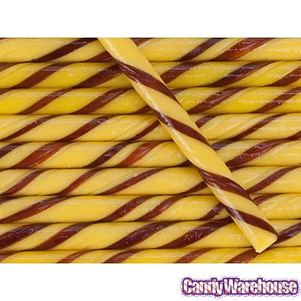 Old Fashioned Hard Candy Sticks - Banana: 80-Piece Box 3 Old Fashioned Hard Candy Sticks - Banana: 80-Piece Box - Image 3