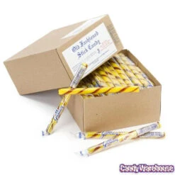 Old Fashioned Hard Candy Sticks - Banana: 80-Piece Box 7 Old Fashioned Hard Candy Sticks - Banana: 80-Piece Box -Candy Shop old fashioned hard candy sticks banana 80 piece box candy warehouse 4 1c2ace43 6f51 4678 a2f0 2e895dad58e2
