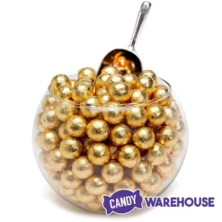Palmer Foiled Caramel Filled Chocolate Candy Balls - Gold: 5LB Bag -Candy Shop palmer foiled caramel filled chocolate candy balls gold 5lb bag candy warehouse 3