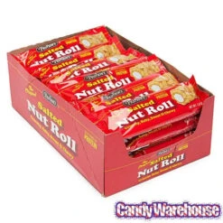 Pearson's Salted Nut Roll Candy Bars: 24-Piece Box -Candy Shop pearson s salted nut roll candy bars 24 piece box candy warehouse 6