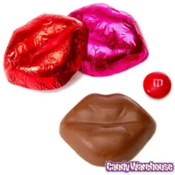 Pink & Red Foiled Chocolate Lips: 4LB Bag 5 Pink & Red Foiled Chocolate Lips: 4LB Bag -Candy Shop pink and red foiled chocolate lips 4lb bag candy warehouse 3 fc0528bb 16c6 424b b548 319bd1d53cb9