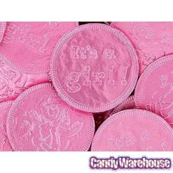 Pink Foiled Baby Girl Milk Chocolate Coins: 1LB Bag -Candy Shop pink foiled baby girl milk chocolate coins 1lb bag candy warehouse 4 67df0afb bc07 4d8e 9251 734fa6fe60db