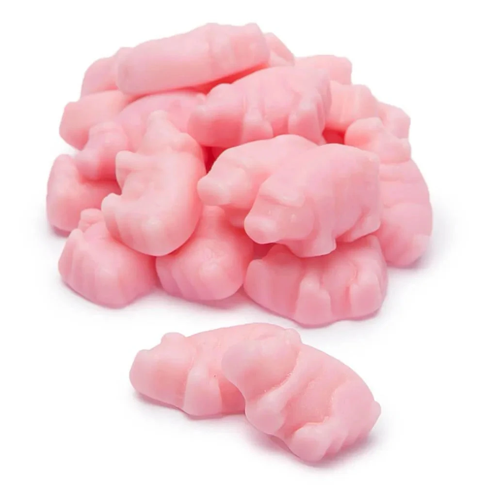 Pink Gummy Piglets: 1KG Bag 1 Pink Gummy Piglets: 1KG Bag