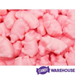 Pink Gummy Piglets: 1KG Bag 10 Pink Gummy Piglets: 1KG Bag -Candy Shop pink gummy piglets 1kg bag candy warehouse 5