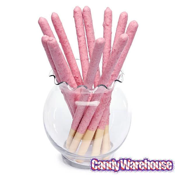 Pocky - Giant Strawberry Cream Covered Biscuit Sticks Packs: 15-Piece Box 2 Pocky - Giant Strawberry Cream Covered Biscuit Sticks Packs: 15-Piece Box - Image 2