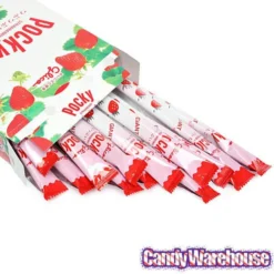 Pocky - Giant Strawberry Cream Covered Biscuit Sticks Packs: 15-Piece Box 8 Pocky - Giant Strawberry Cream Covered Biscuit Sticks Packs: 15-Piece Box -Candy Shop pocky giant strawberry cream covered biscuit sticks packs 15 piece box candy warehouse 4