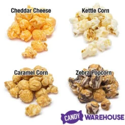 Popcornopolis Mini Cones Assorted Popcorn Packs: 12-Piece Bag -Candy Shop popcornopolis mini cones assorted popcorn packs 12 piece bag candy warehouse 6