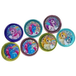 Rainbow Unicorn Foiled Milk Chocolate Coins In Mesh Bags: 18-Piece Box -Candy Shop rainbow unicorn foiled milk chocolate coins in mesh bags 18 piece box candy warehouse 4