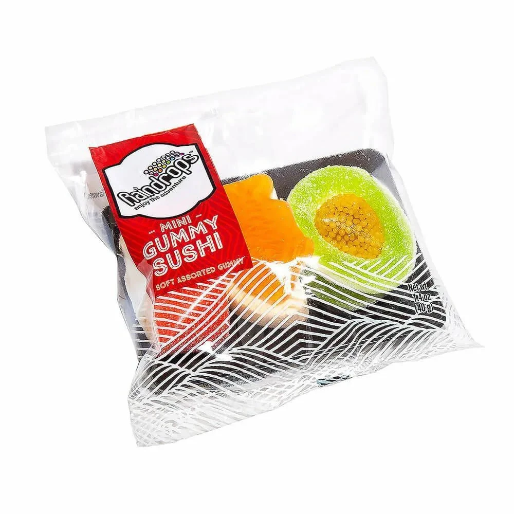 Raindrops Mini Gummy Sushi: 12 Piece Box 1 Raindrops Mini Gummy Sushi: 12 Piece Box
