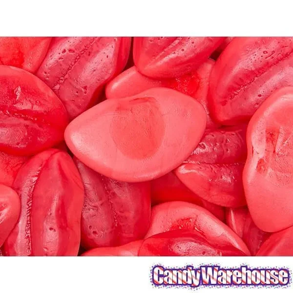 Red Gummy Lips Candy: 1KG Bag 2 Red Gummy Lips Candy: 1KG Bag - Image 2