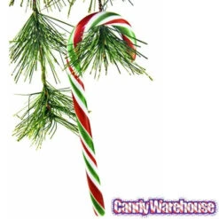 Red - White - Green Peppermint Candy Canes: 18-Piece Box -Candy Shop red white green peppermint candy canes 18 piece box candy warehouse 3