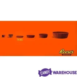 Reese's Thins Milk Chocolate Peanut Butter Cups Candy: 7.37-Ounce Bag -Candy Shop reese s thins milk chocolate peanut butter cups candy 7 37 ounce bag candy warehouse 6
