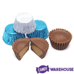 Reeses Peanut Butter Cups Color Combo - Light Blue And White: 400-Piece Box -Candy Shop reeses peanut butter cups color combo light blue and white 400 piece box candy warehouse 3