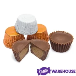 Reeses Peanut Butter Cups Color Combo - Orange And White: 400-Piece Box -Candy Shop reeses peanut butter cups color combo orange and white 400 piece box candy warehouse 3