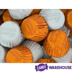 Reeses Peanut Butter Cups Color Combo - Orange And White: 400-Piece Box -Candy Shop reeses peanut butter cups color combo orange and white 400 piece box candy warehouse 4