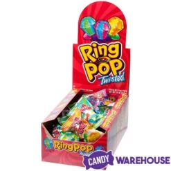 Ring Pops - Twisted: 24-Piece Box -Candy Shop ring pops twisted 24 piece box candy warehouse 3 04880948 576a 440c a039 e572ac6aaea1