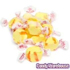 Salt Water Taffy - Banana: 2.5LB Bag -Candy Shop salt water taffy banana 2 5lb bag candy warehouse 3
