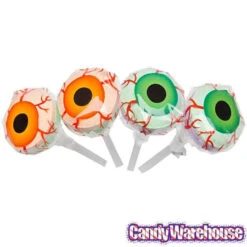 Scary Eyeballs Suckers: 45-Piece Box -Candy Shop scary eyeballs suckers 45 piece box candy warehouse 4