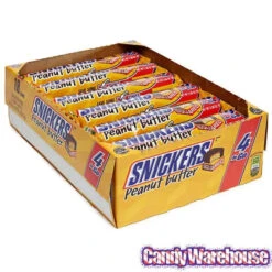 Snickers Peanut Butter Squared King Size Candy Bars: 18-Piece Box -Candy Shop snickers peanut butter squared king size candy bars 18 piece box candy warehouse 3