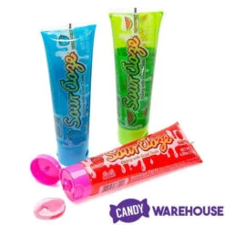 Sour Ooze Tube Liquid Candy Dispensers: 12-Piece Box -Candy Shop sour ooze tube liquid candy dispensers 12 piece box candy warehouse 3