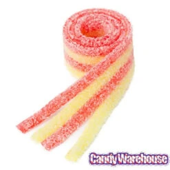 Sour Power Belts Candy - Strawberry-Banana: 3KG Bag -Candy Shop sour power belts candy strawberry banana 3kg bag candy warehouse 5