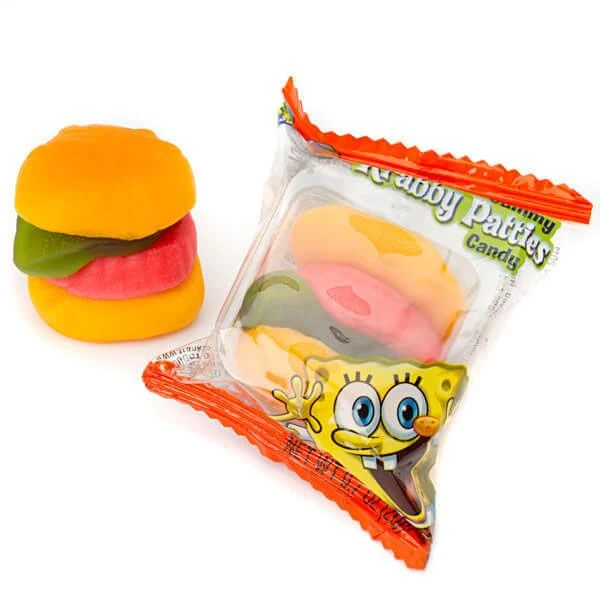 SpongeBob Gummy Krabby Patties Candy Packs - Original: 40-Piece Bag 1 SpongeBob Gummy Krabby Patties Candy Packs - Original: 40-Piece Bag