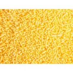 Sprinkle King Candy Sprinkles - Yellow: 6LB Carton