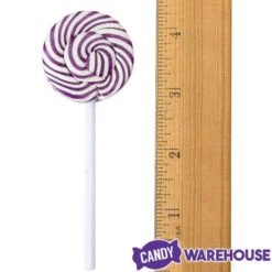 Squiggly Pops Petite Swirl Lollipops - Grape: 24-Piece Jar -Candy Shop squiggly pops petite swirl lollipops grape 24 piece jar candy warehouse 6 ac3a993e 5d74 498d b710 408838918b01