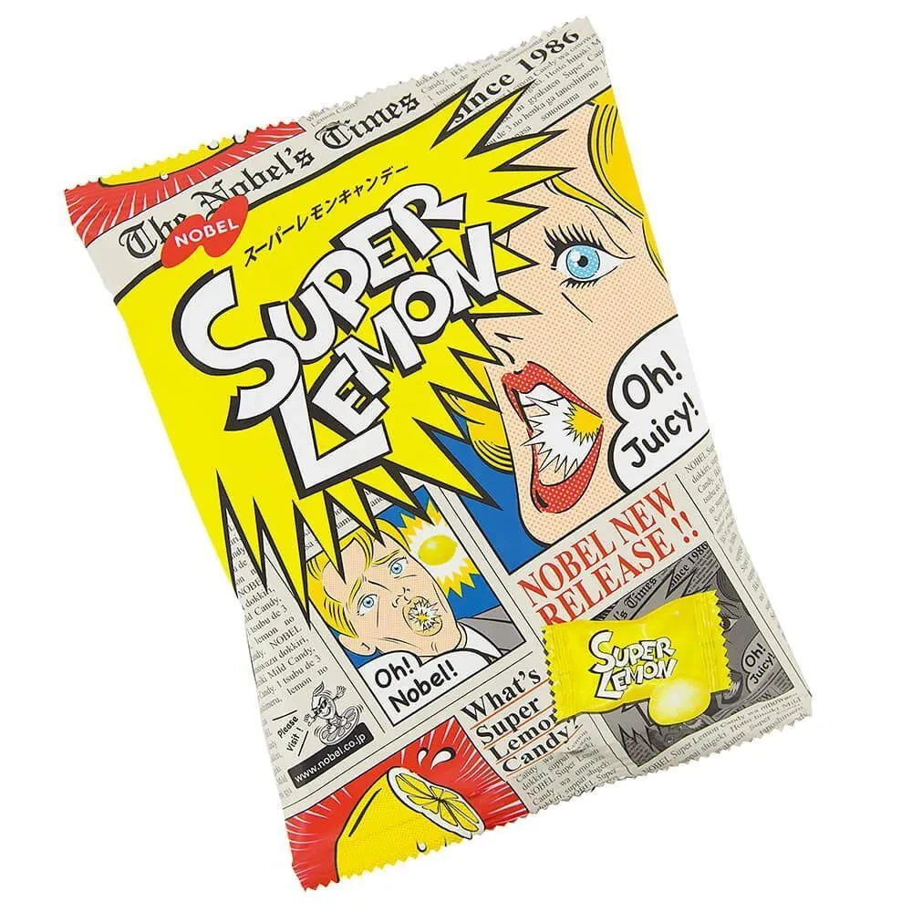 Super Lemon Sour Hard Candy Balls: 3.09-Ounce Bag 1 Super Lemon Sour Hard Candy Balls: 3.09-Ounce Bag