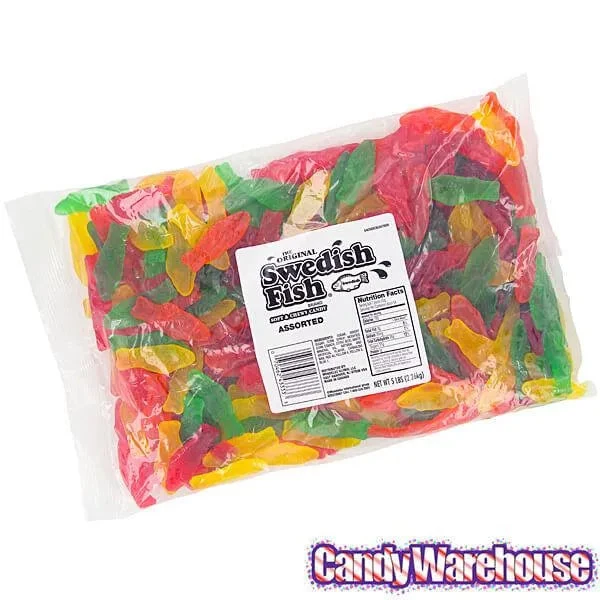 Swedish Fish Candy - Assorted: 5LB Bag 4 Swedish Fish Candy - Assorted: 5LB Bag - Image 4