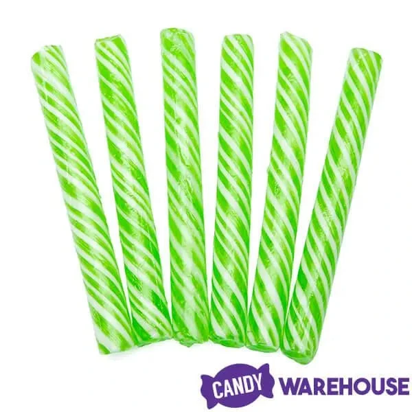 Sweet Spindles Mini Hard Candy Sticks - Lime: 50-Piece Jar 2 Sweet Spindles Mini Hard Candy Sticks - Lime: 50-Piece Jar - Image 2