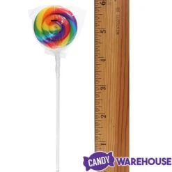 Swipple Pops Petite Swirl Ripple Lollipops - Rainbow Cherry: 60-Piece Tub -Candy Shop swipple pops petite swirl ripple lollipops rainbow cherry 60 piece tub candy warehouse 6