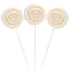 Swipple Pops Petite Swirl Ripple Lollipops - White Pineapple: 60-Piece Tub