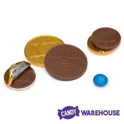 Thompson Hanukkah Gelt Gold Foiled Milk Chocolate Coins 1-Ounce Mesh Bags: 30-Piece Tub 7 Thompson Hanukkah Gelt Gold Foiled Milk Chocolate Coins 1-Ounce Mesh Bags: 30-Piece Tub -Candy Shop thompson hanukkah gelt gold foiled milk chocolate coins 1 ounce mesh bags 30 piece tub candy warehouse 3