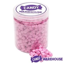 Tiny Sugar Candy Hearts - Pink: 1.5LB Jar -Candy Shop tiny sugar candy hearts pink 1 5lb jar candy warehouse 5