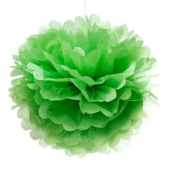 Tissue Paper 14-Inch Pom Pom - Jasmine Green